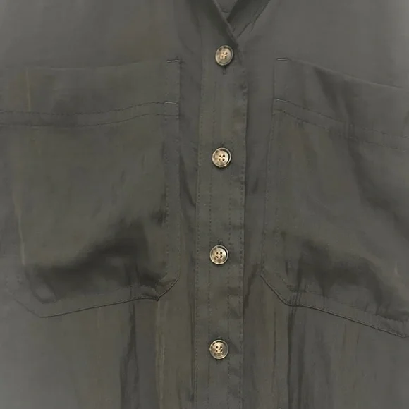 Banana Republic Balloon-Sleeve Safari Shirt Sz. S - Picture 7 of 10